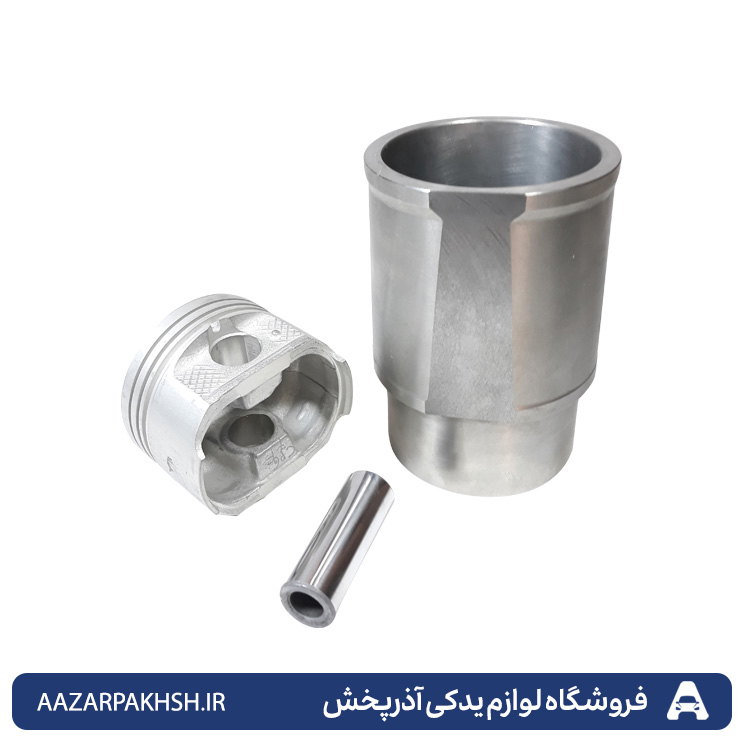 کیت بوش و پیستون با گژن پین (دست کامل) پژو 206 تیپ 2 و 3  TU3-GISP