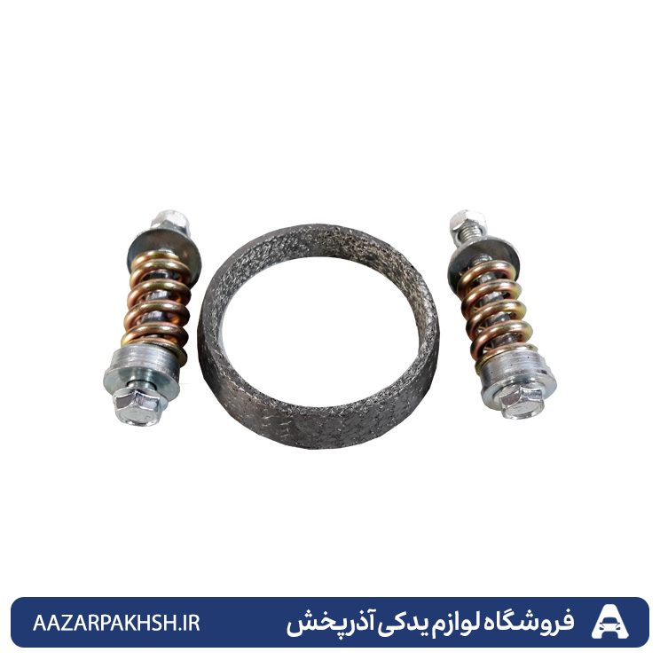 کیت کامل گلویی اگزوز (با پیچ و مهره) پژو 405 و پارس و سمندGISP 